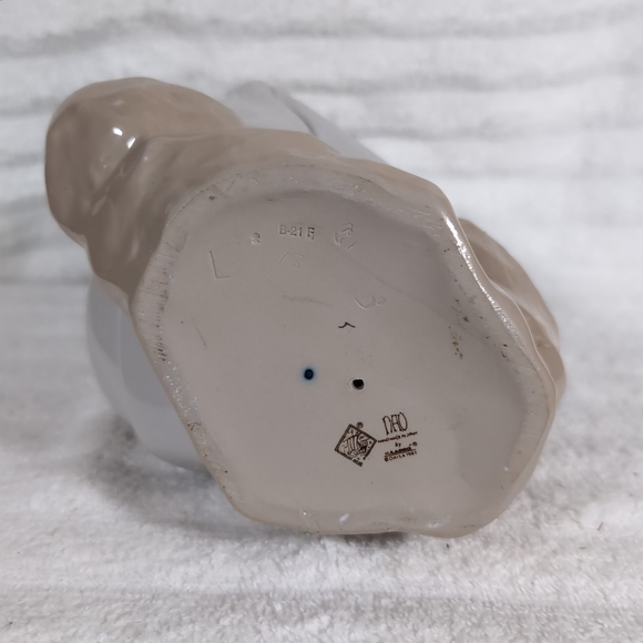 Lladro NAO Girl Watching Dove Bird Statue Figurine 1981 Porcelain Figure Spain - Picture 6 of 9